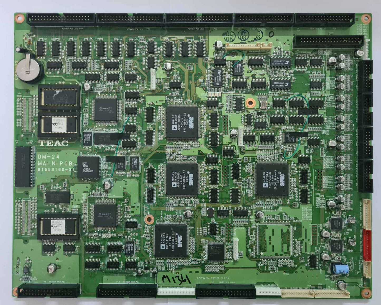 TASCAM DM-24 MAIN PCB 915553160-01 PLEASE READ