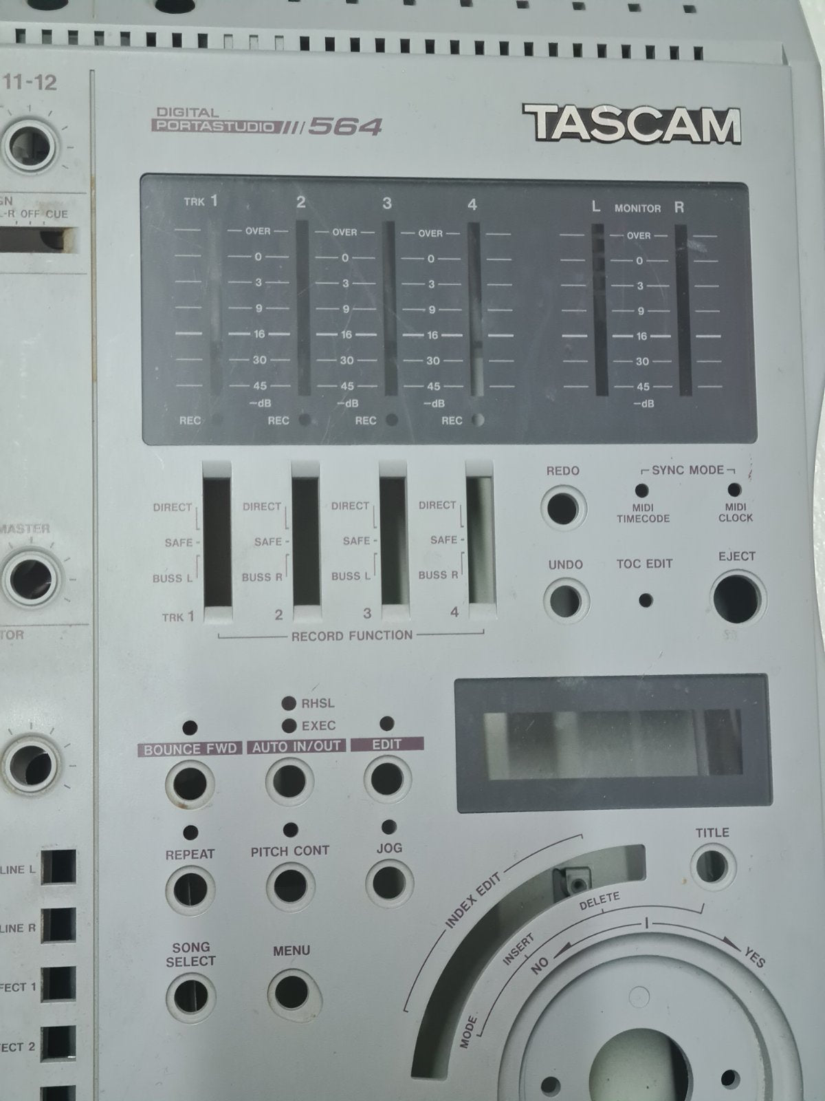 TASCAM 564 PORTASTUDIO FULL SHELL TOP AND BOTTOM