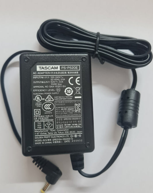 Tascam PS-P520E power supply UK plug