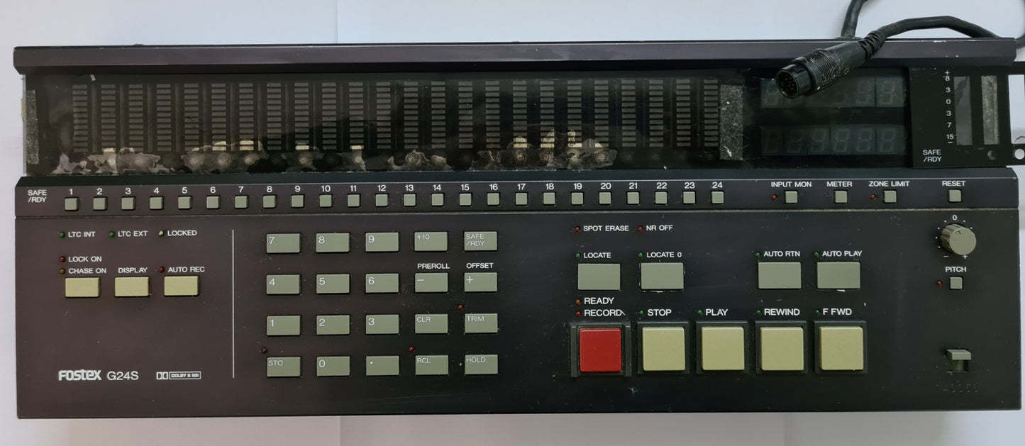 Fostex G24S complete front/remote panel damaged