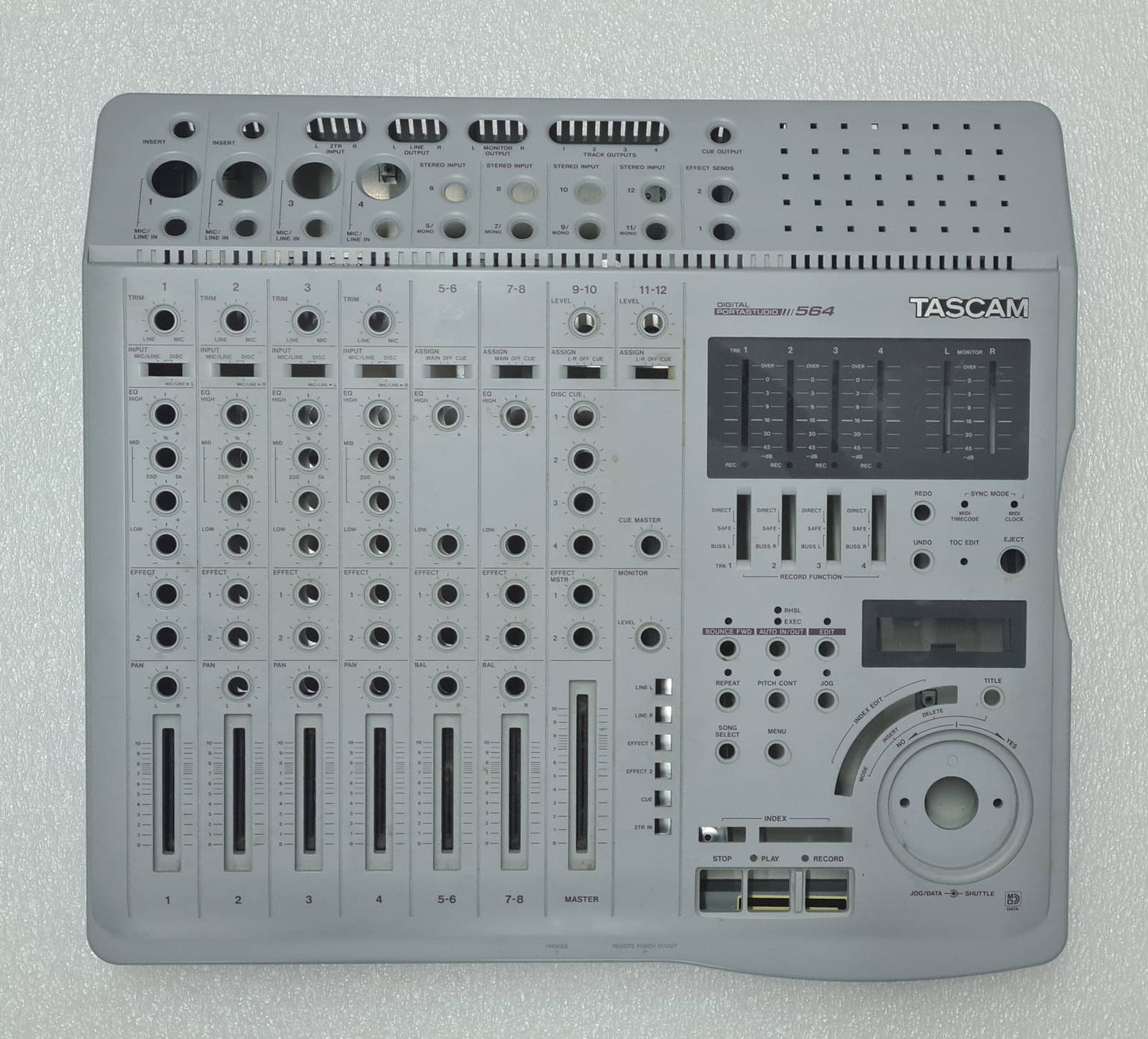 TASCAM 564 PORTASTUDIO FULL SHELL TOP AND BOTTOM