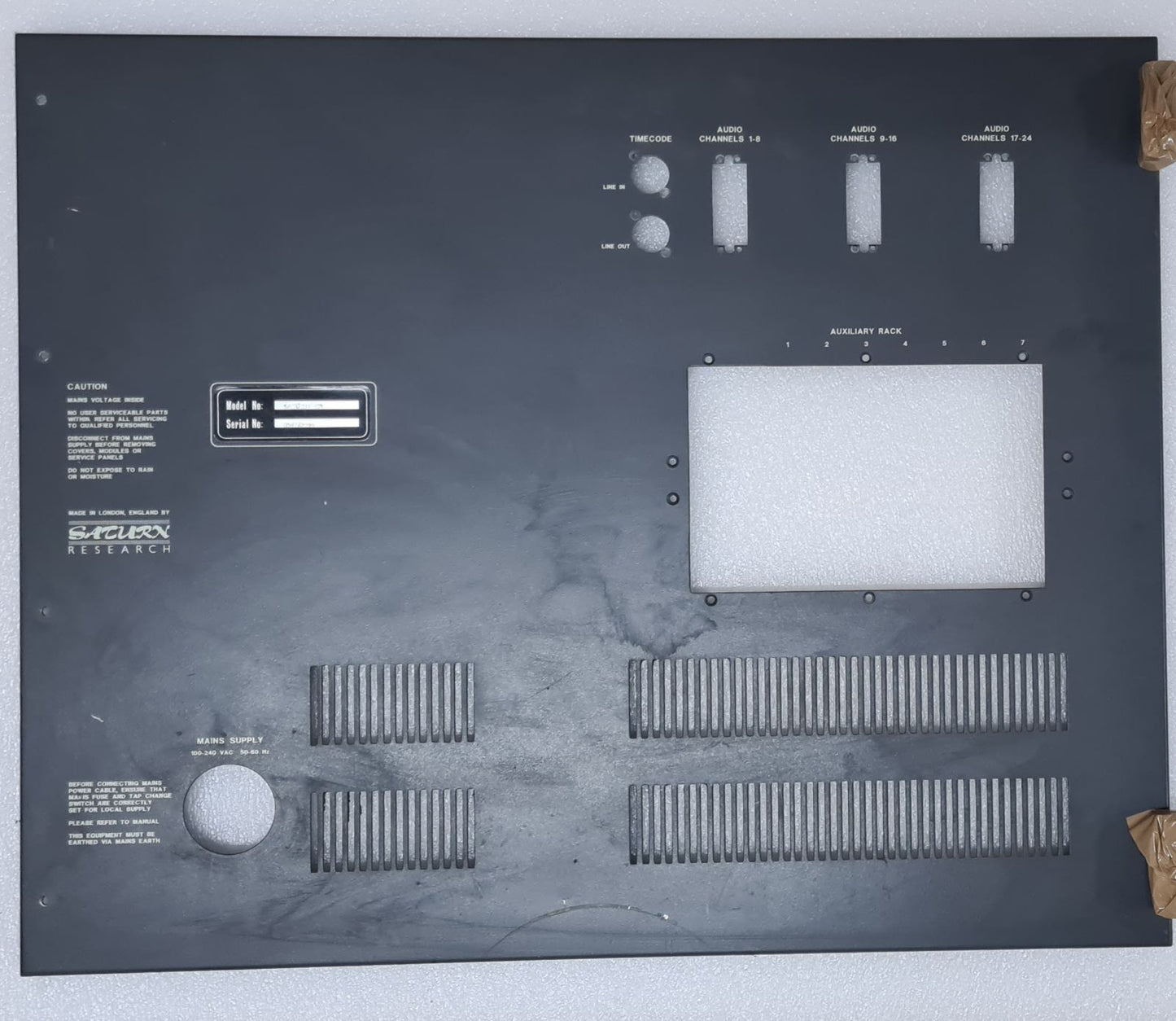 Saturn Magnetics 624 ( probably 824 and others) main back panel