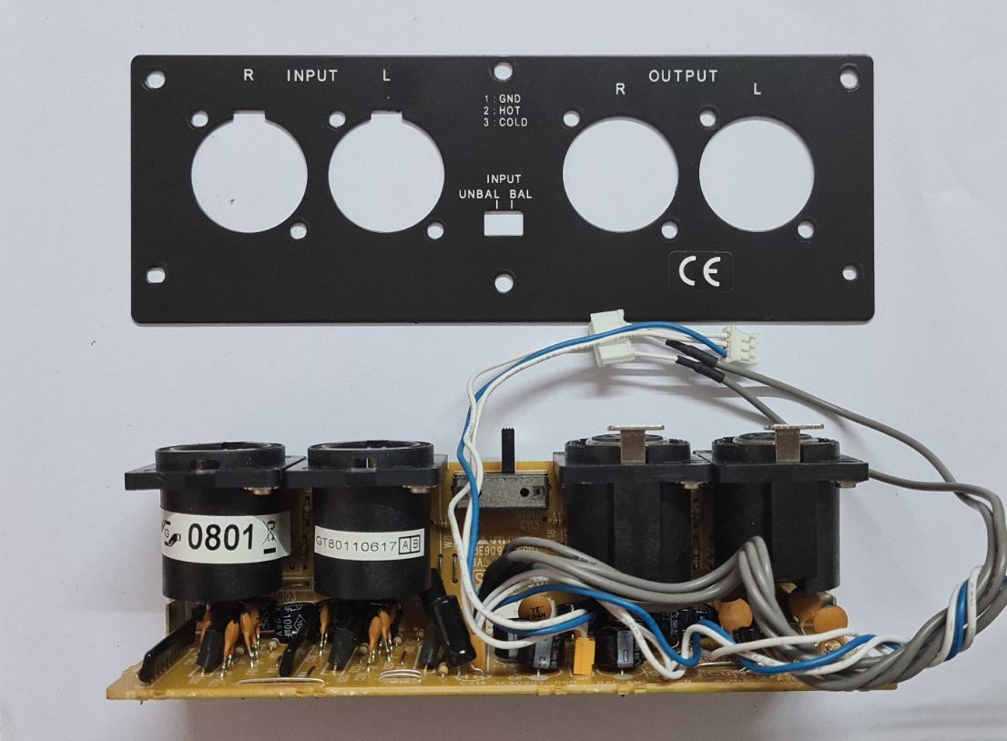 TASCAM 322 LA-322 XLR BALANCE KIT pcb 3E90907-00B