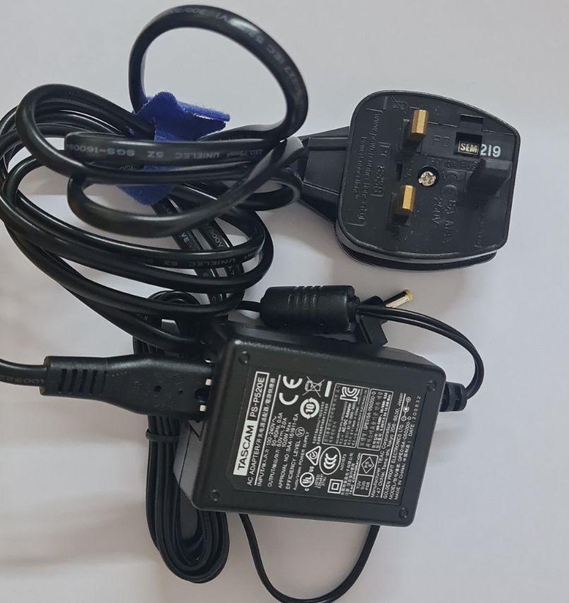 Tascam PS-P520E power supply UK plug
