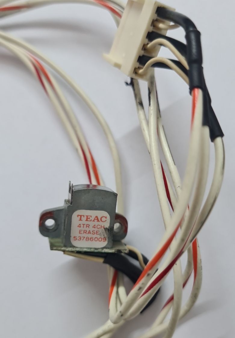 Teac erase head 53786009 all 4 channels White Molex used 6 pin Molex
