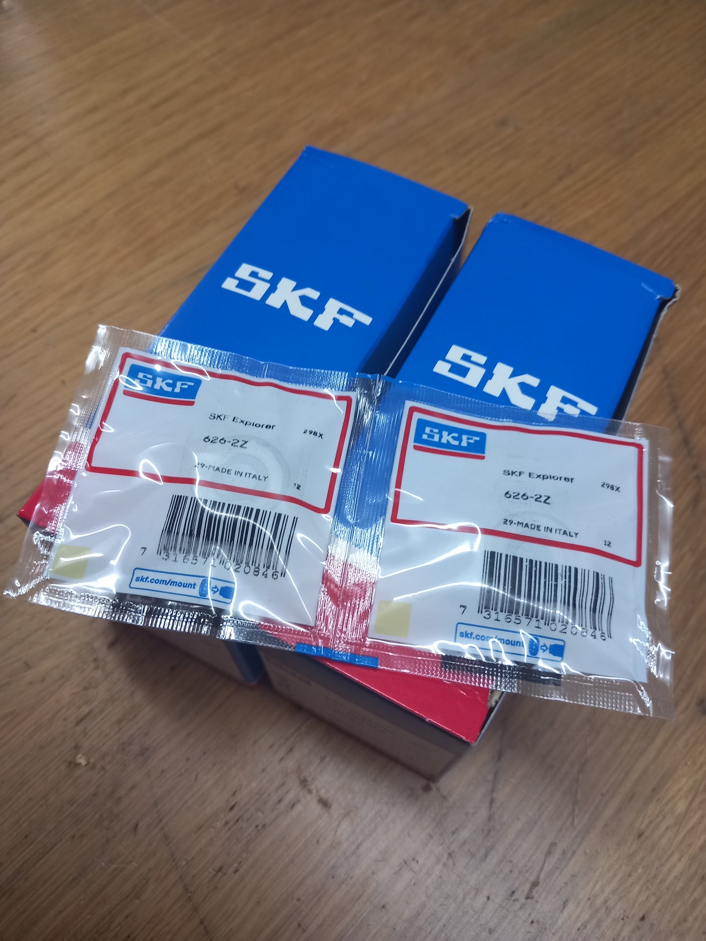 SKF 625-ZZ Etc Bearings for repairing tape recorders and other units