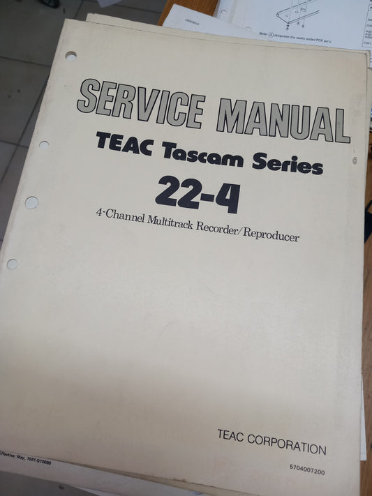 Tascam 22-4 service manual original