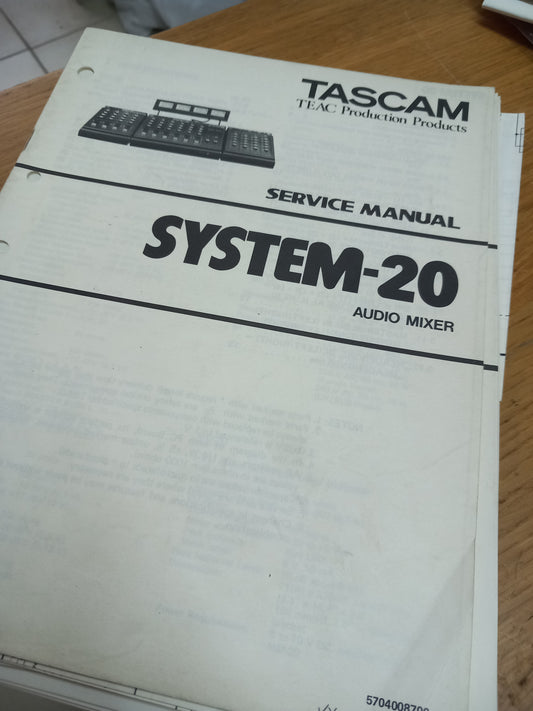 Tascam System 20 SERVICE MANUAL