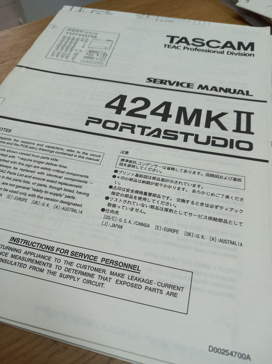 Tascam 424MK2 Portastudio