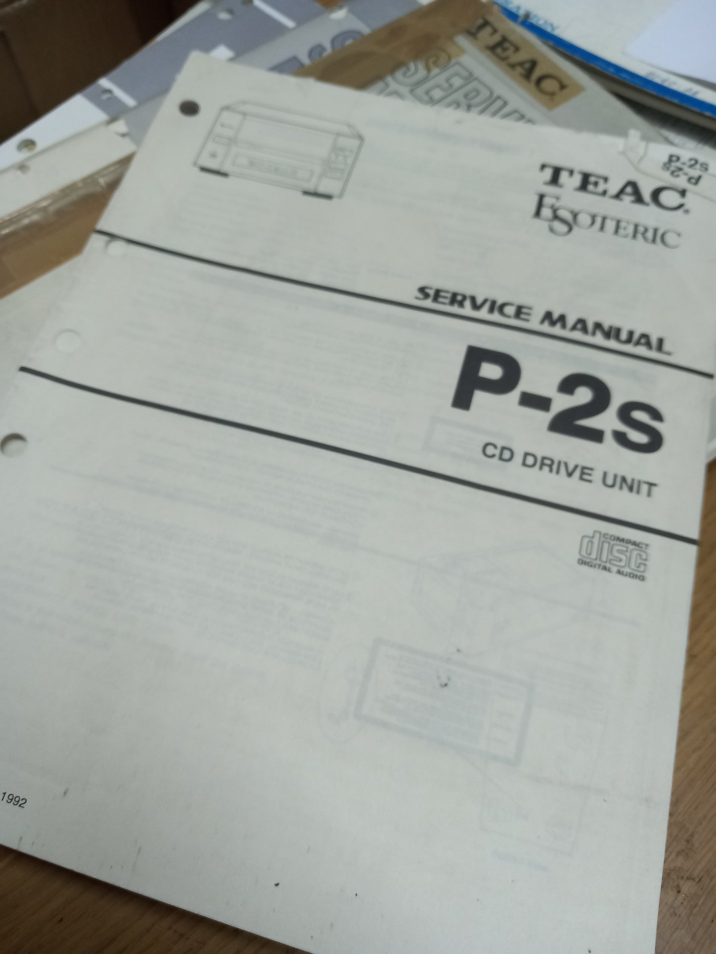 Teac P-2S service manual