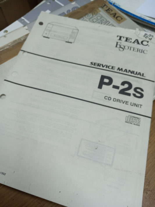 Teac P-2S service manual