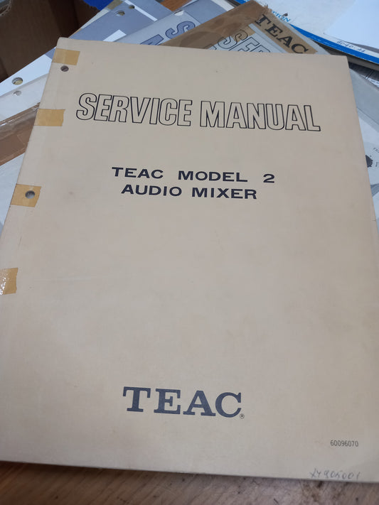 Teac MODEL 2 Service manual