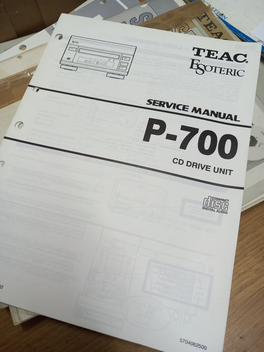 Teac P-700 Service manual