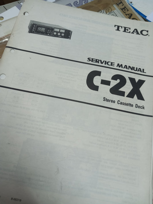 Teac C-2X Service manual