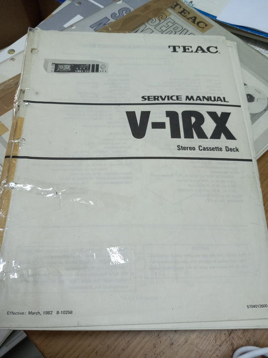 Teac V-1RX Service manual