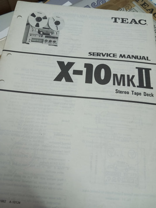 Teac X-10MK2 Service manual
