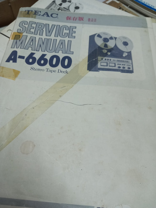 Teac A-6600 Service manual