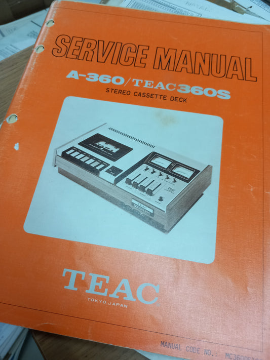 TEAC A-360 A-360S Service manual