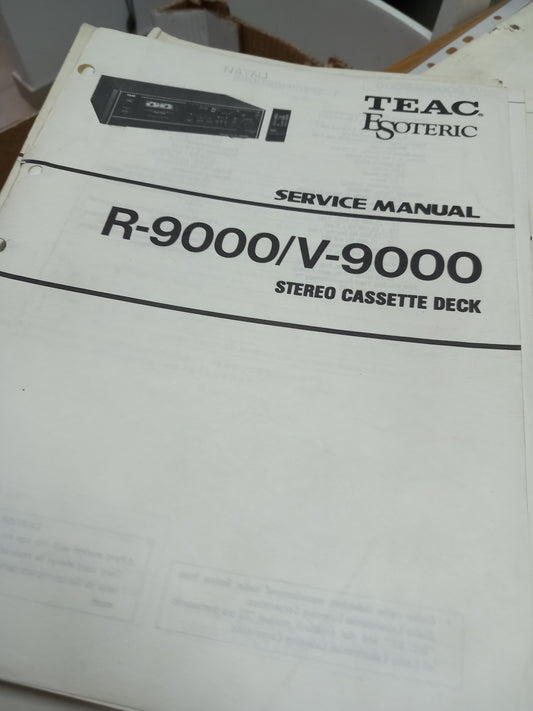 TEAC R-9000 V-9000 SERVICE MANUAL