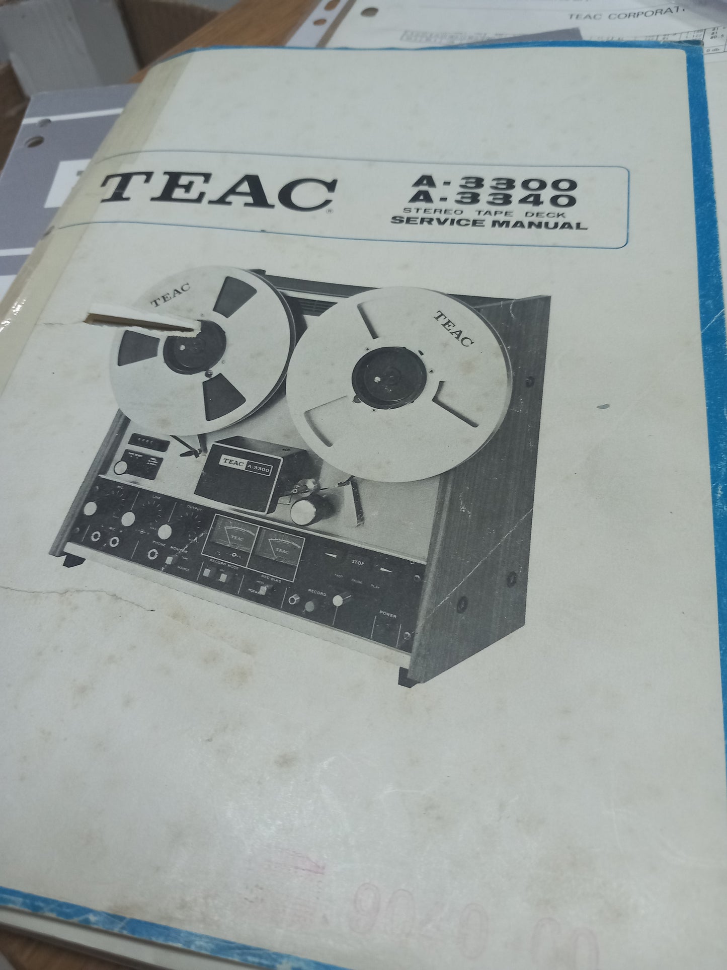 TEAC A-3300 A-3340 SERVICE MANUAL