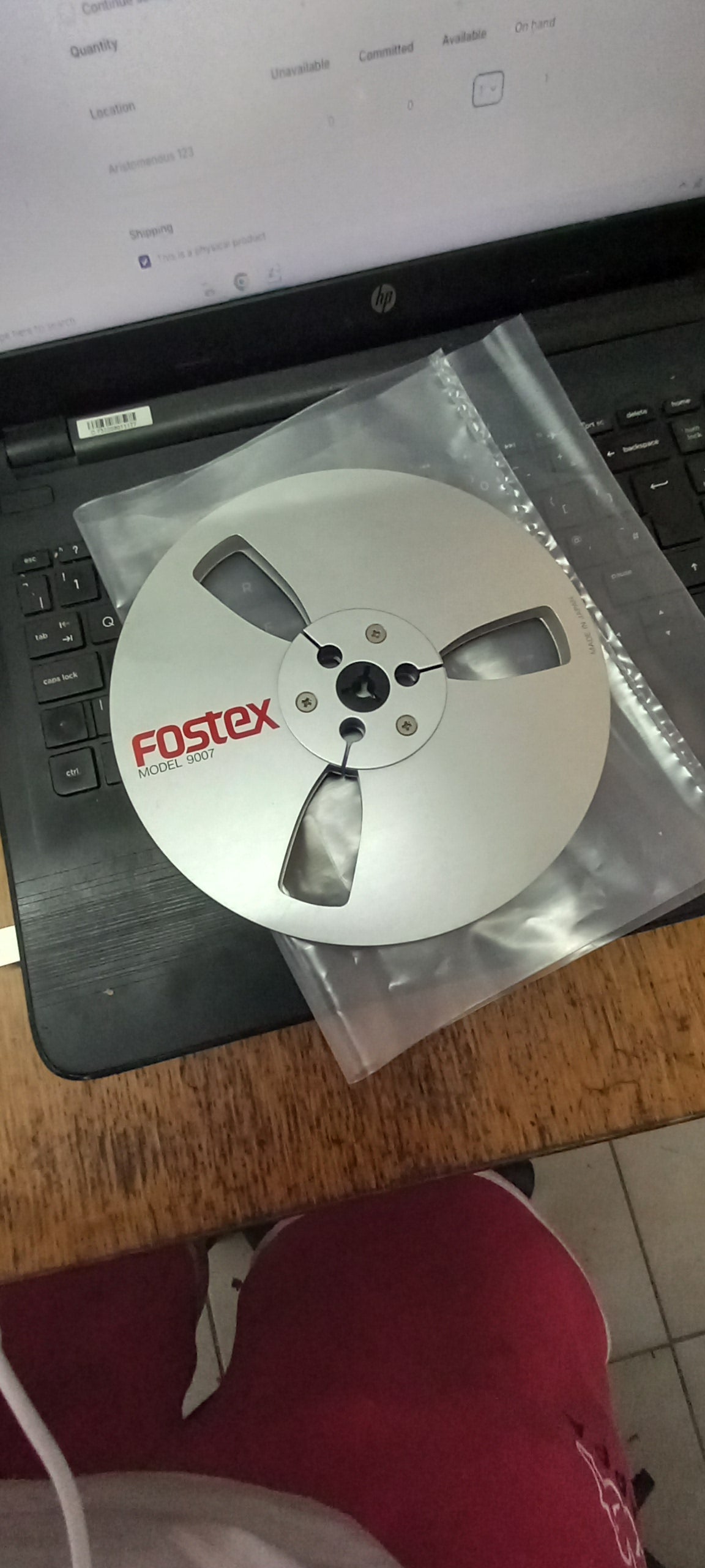 Fostex Black small 1/4 inch reel