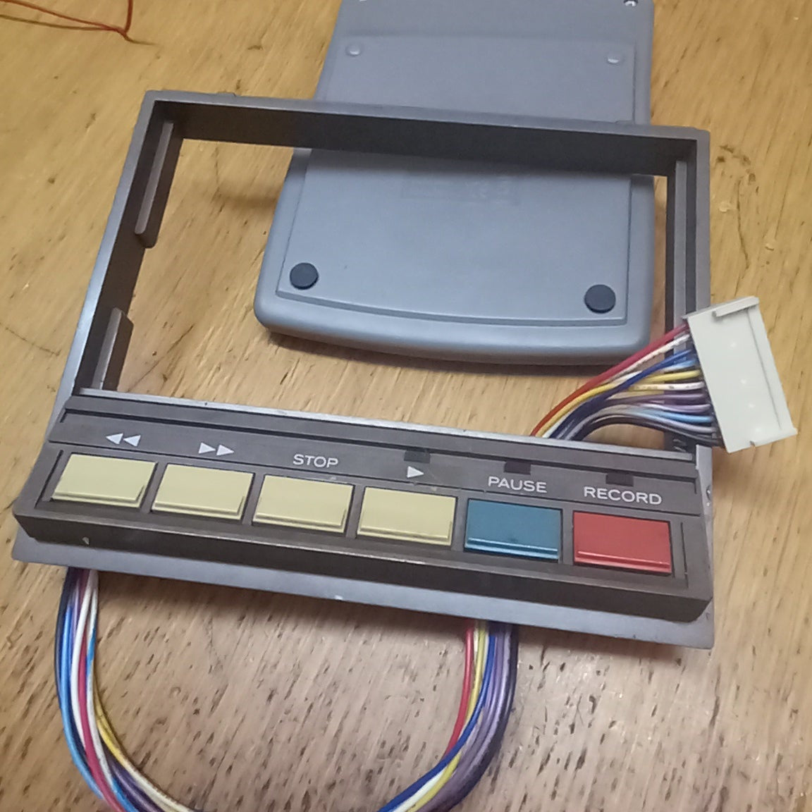 Tascam 234 switch brown front panel frame inc's Pcb