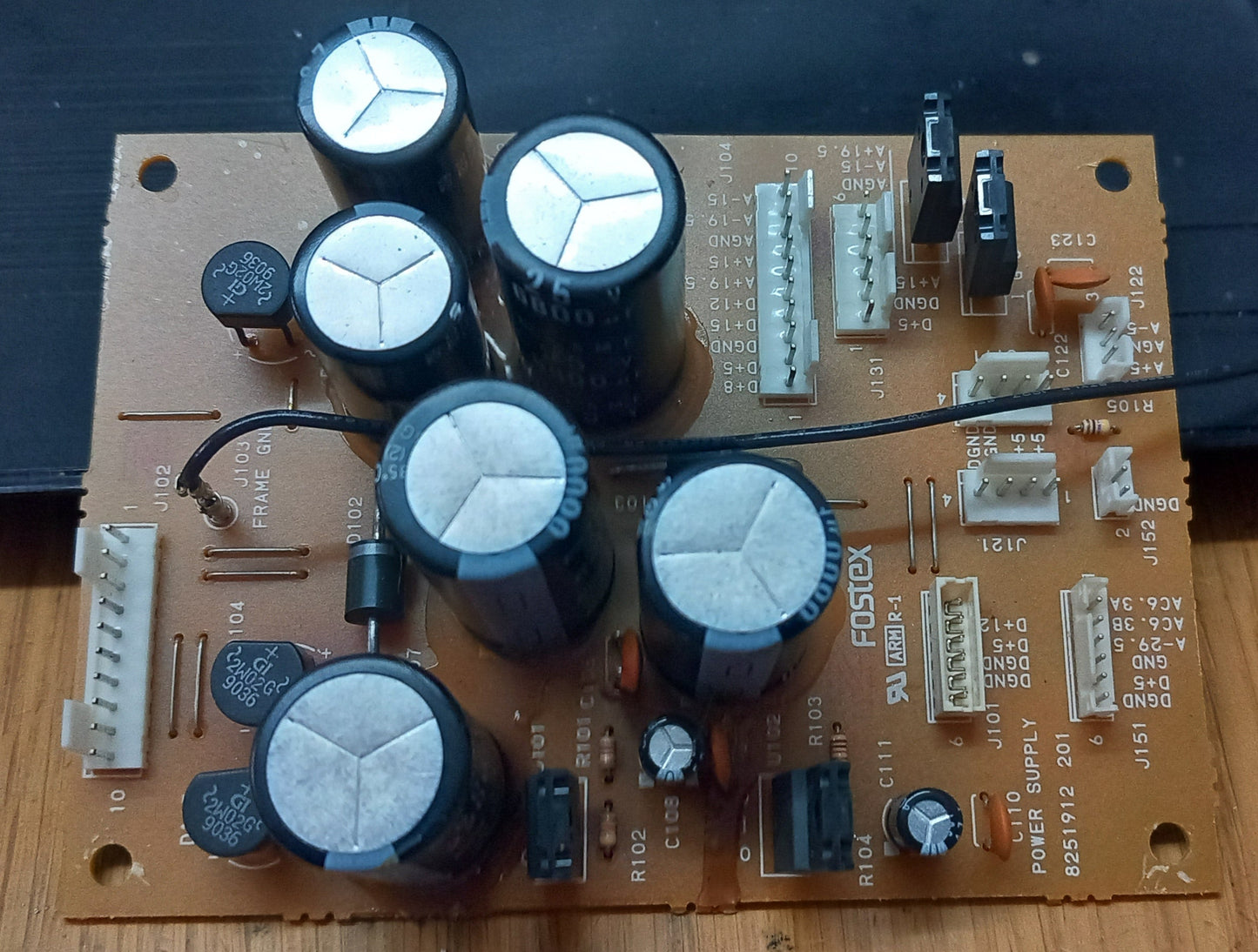 Fostex D-10 power supply pcb 8251912 201