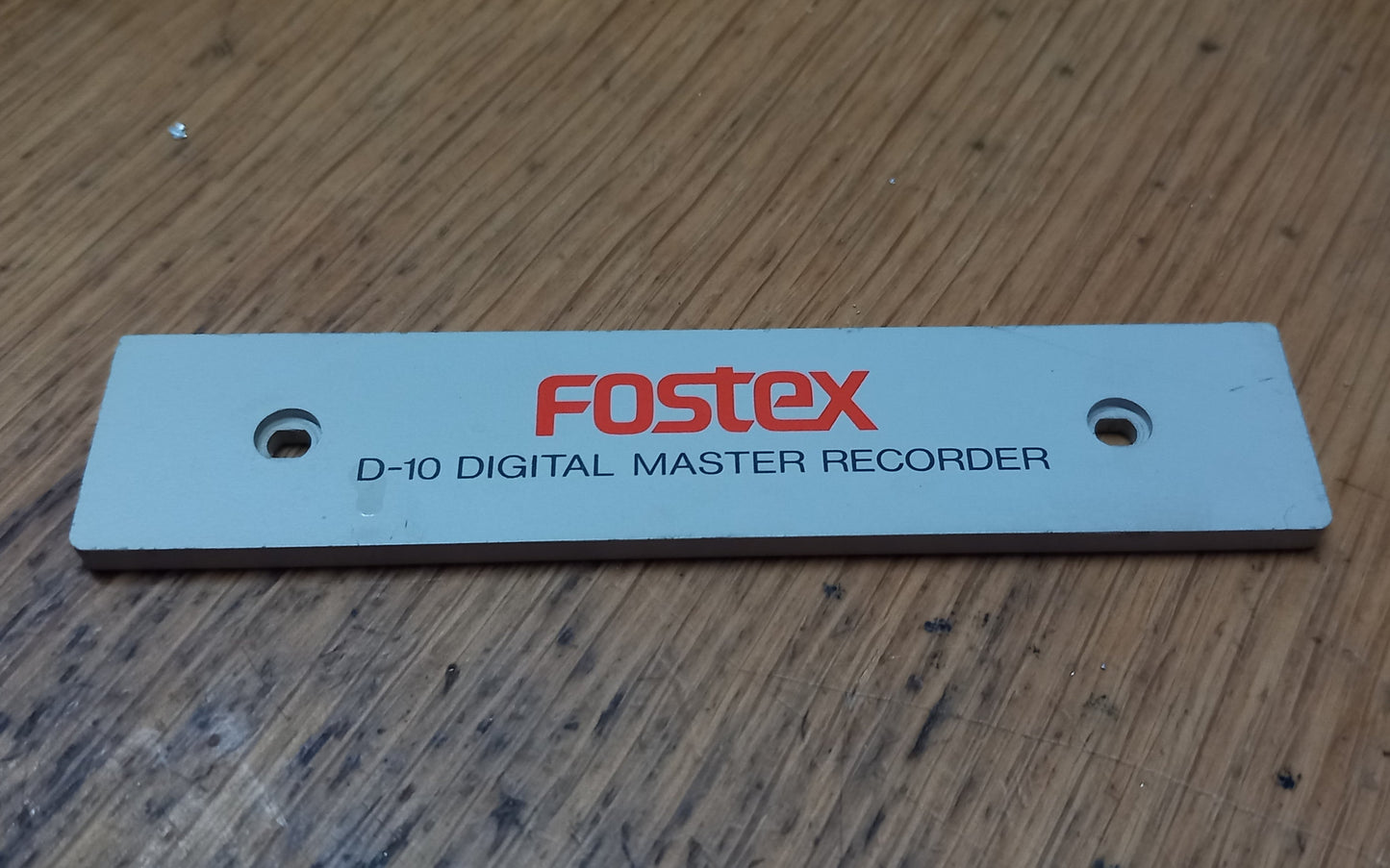 Fostex D-10 DAT front cassette panel