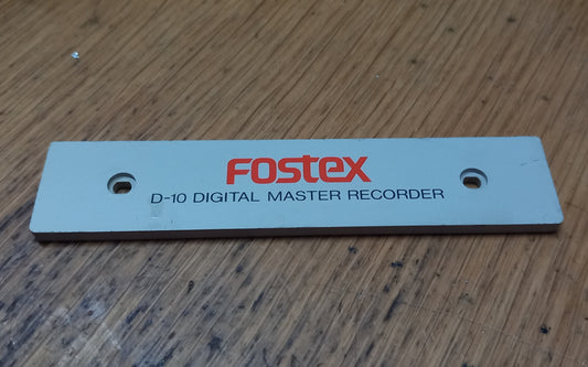 Fostex D-10 DAT front cassette panel