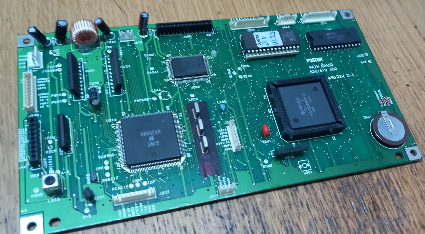Fostex D-10 MAIN BOARD 8251410 200 PCB
