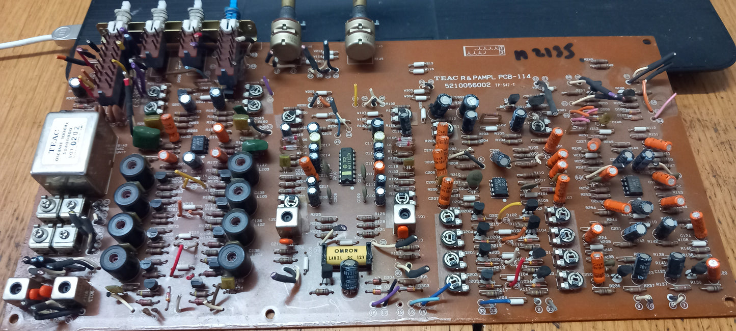Tascam Teac PCB-114 5210056002 52100560-02 please read
