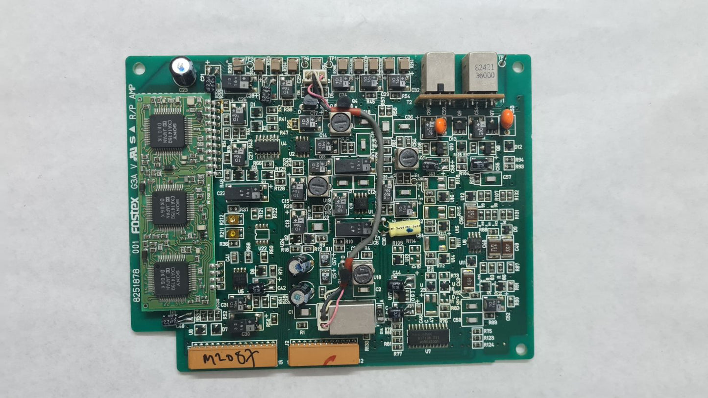 Fostex G16S G24S input channel 8251878-001 r/p amp two variants
