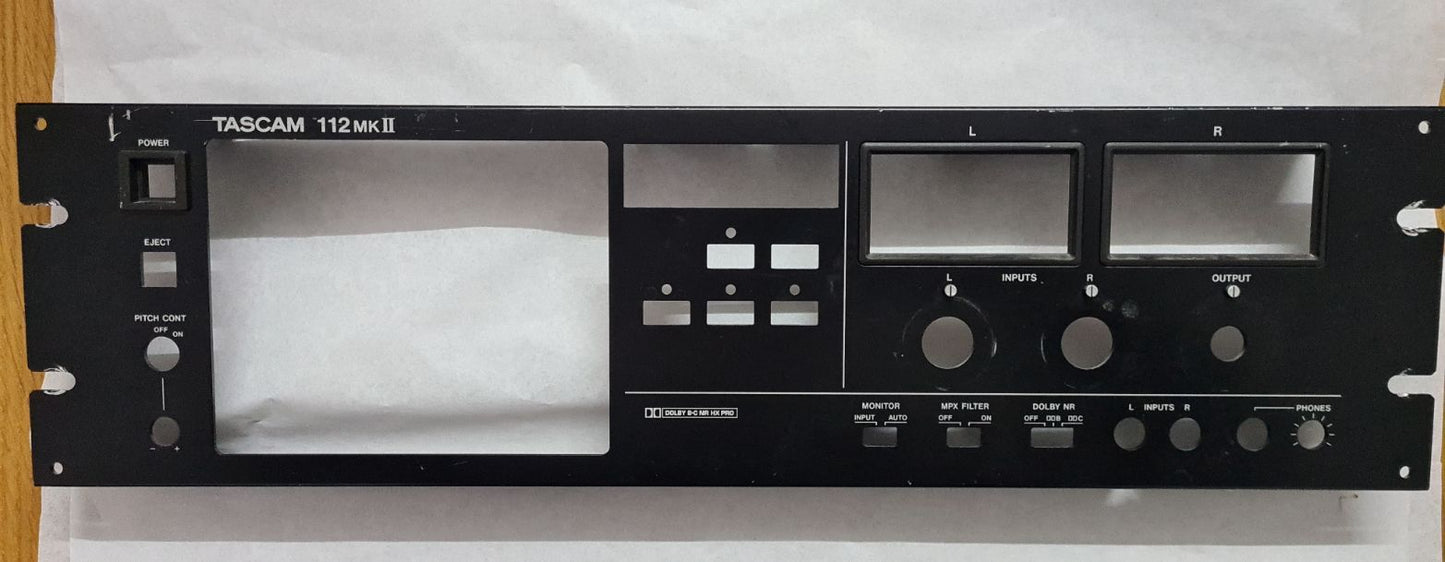 Tascam 112MK2 front panel please read