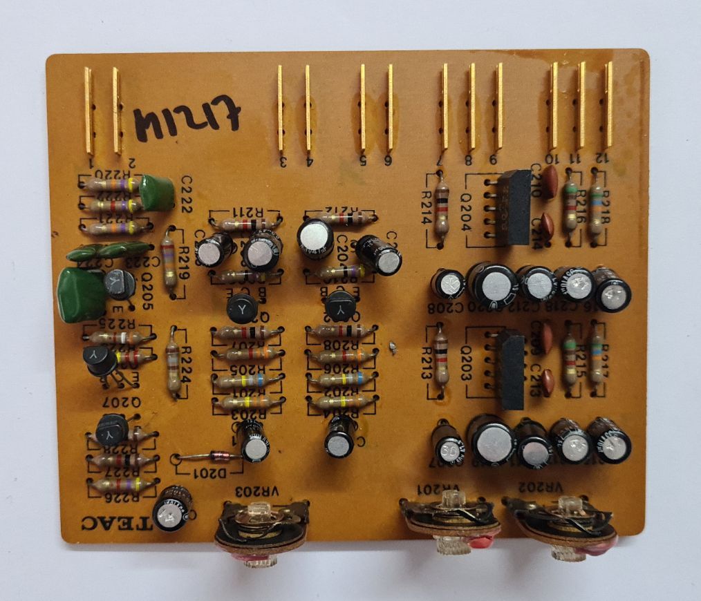 Teac AN-180 pcb part number 50939051 meter amp