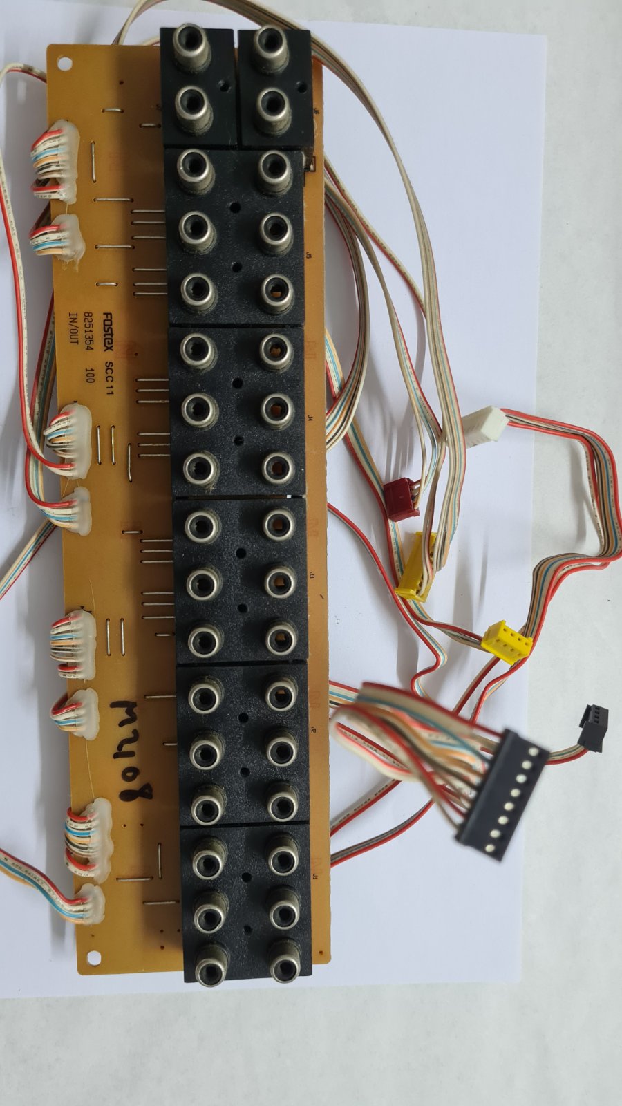 FOSTEX G16S IN OUT PHONO PCB 8251354 100