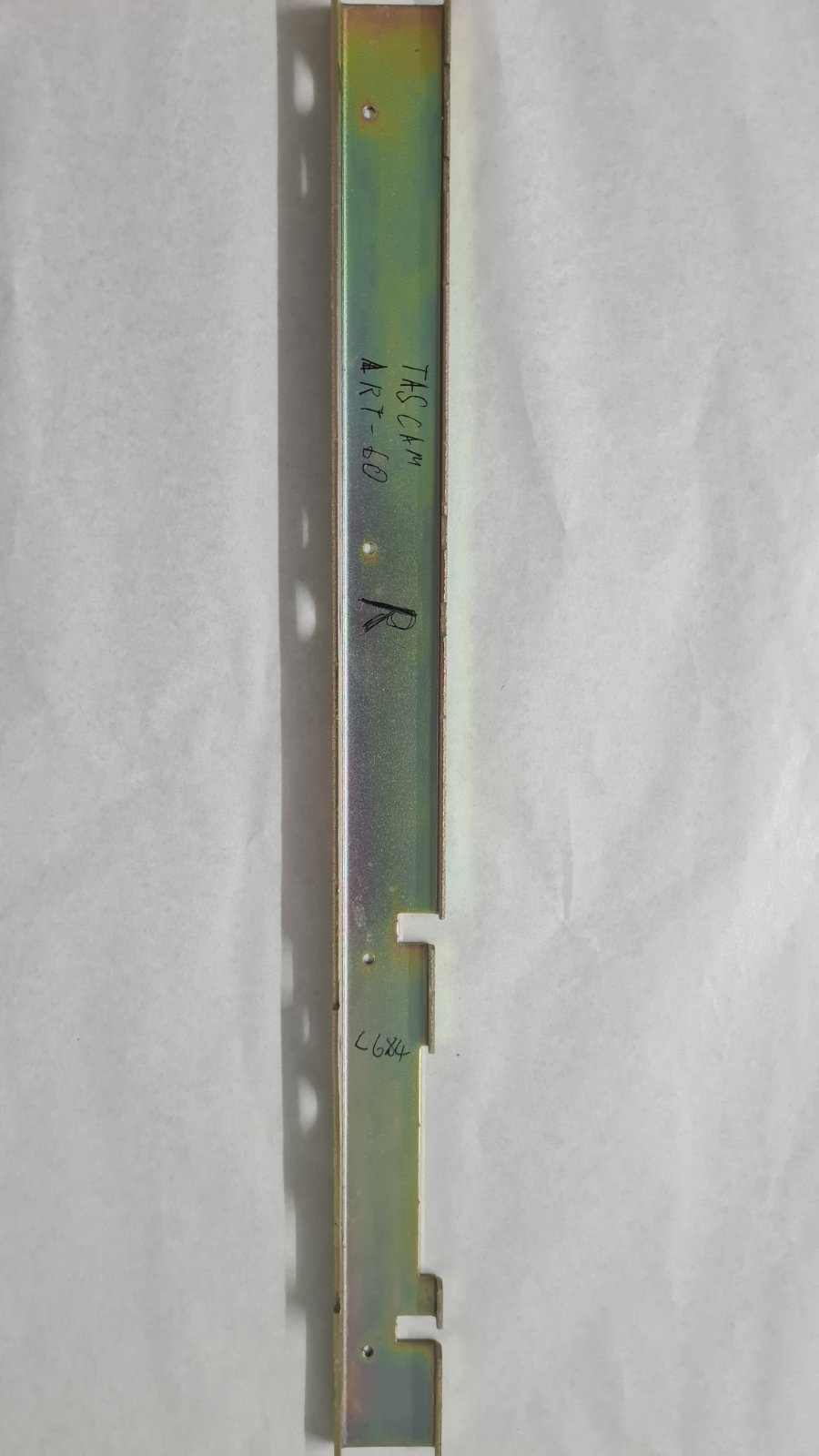 TASCAM ATR-60-8 METAL RIGHT INTERNAL RAIL