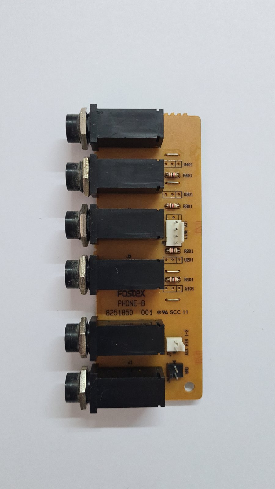 Fostex 2016 line mixer pcb phone b 8251850