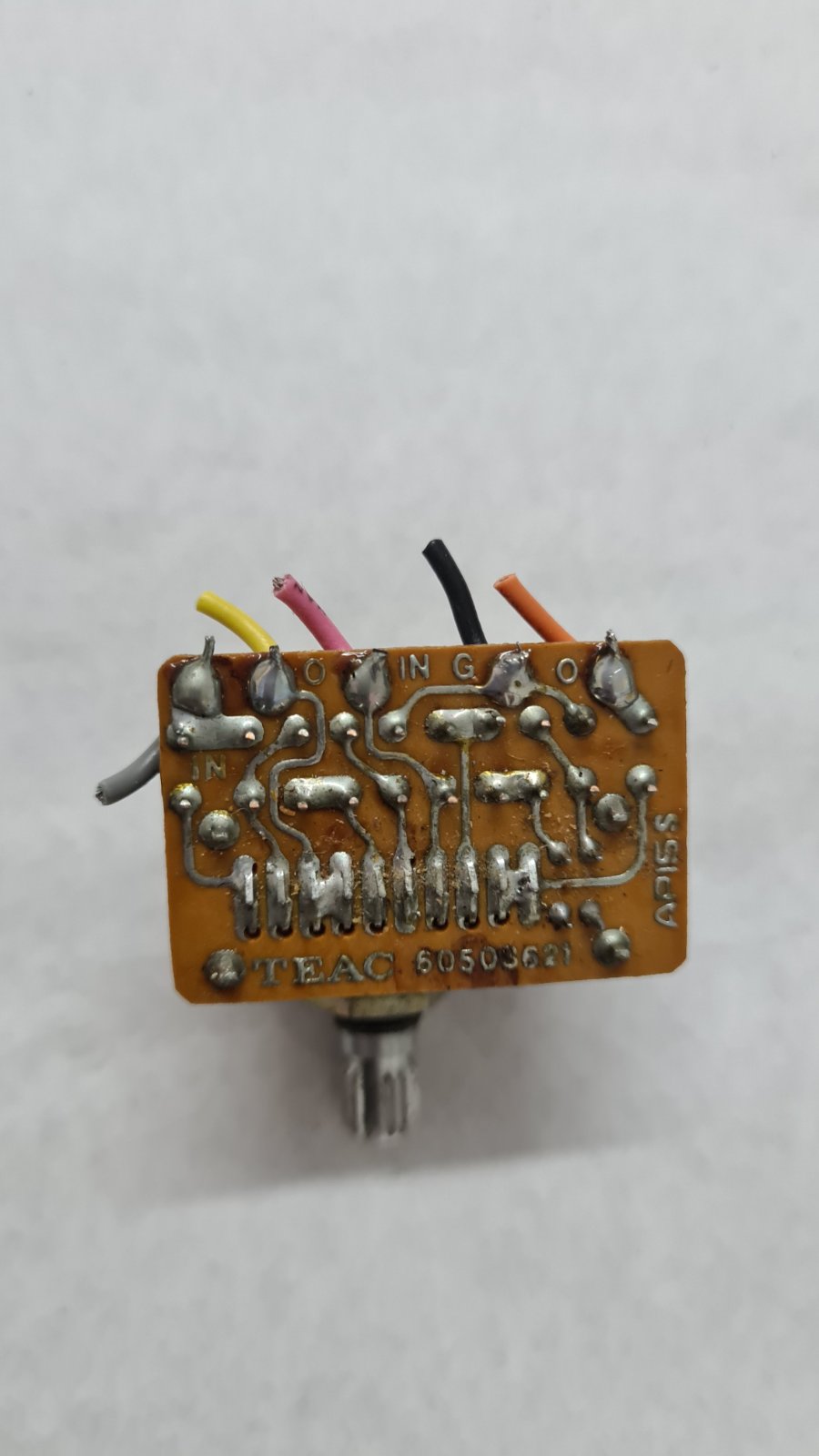 Teac MB-20 60503621 click switch pcb
