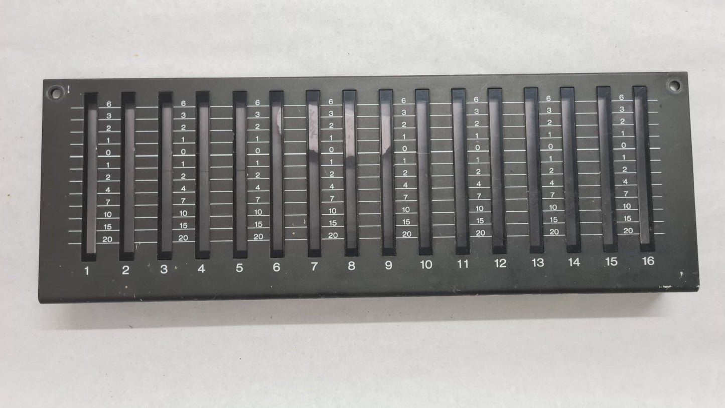 Fostex B16 LED front panel