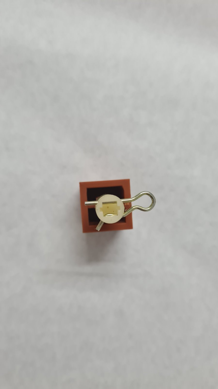 TASCAM ATR-60 ORANGE POWER PUSH BUTTON AND CLIP