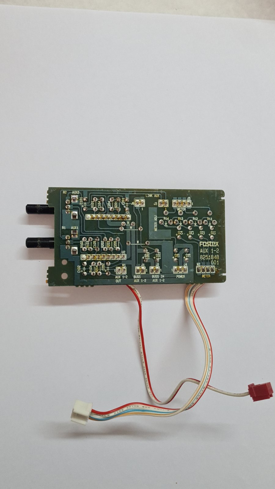 Fostex 2016 line mixer pcb aux 1-2 8251848 001