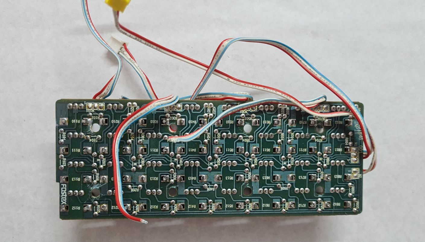 Fostex 2016 line mixer pcb input 8251846 001