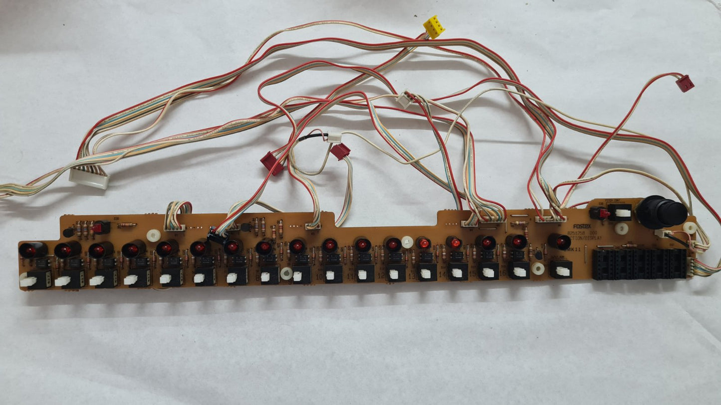 Fostex LED pcb function display 8251258-000 Fostex E16