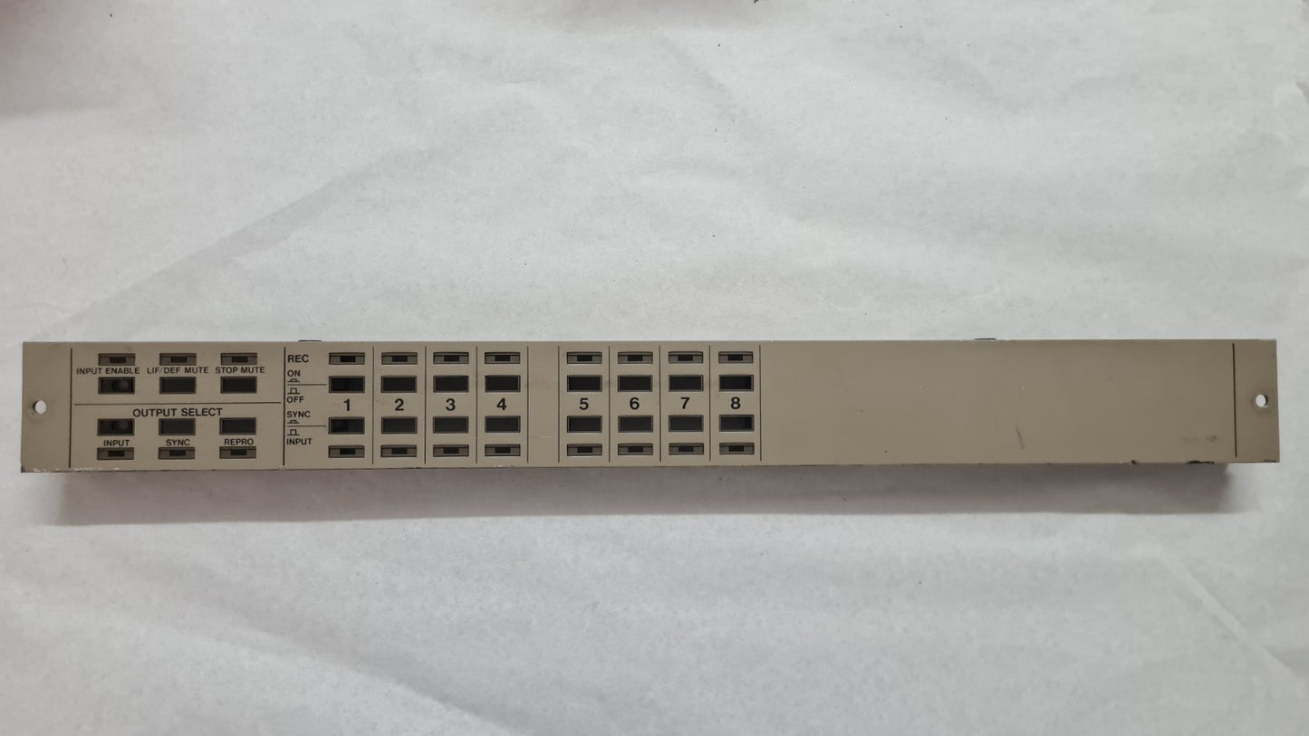 Tascam ATR-60 front output select panel