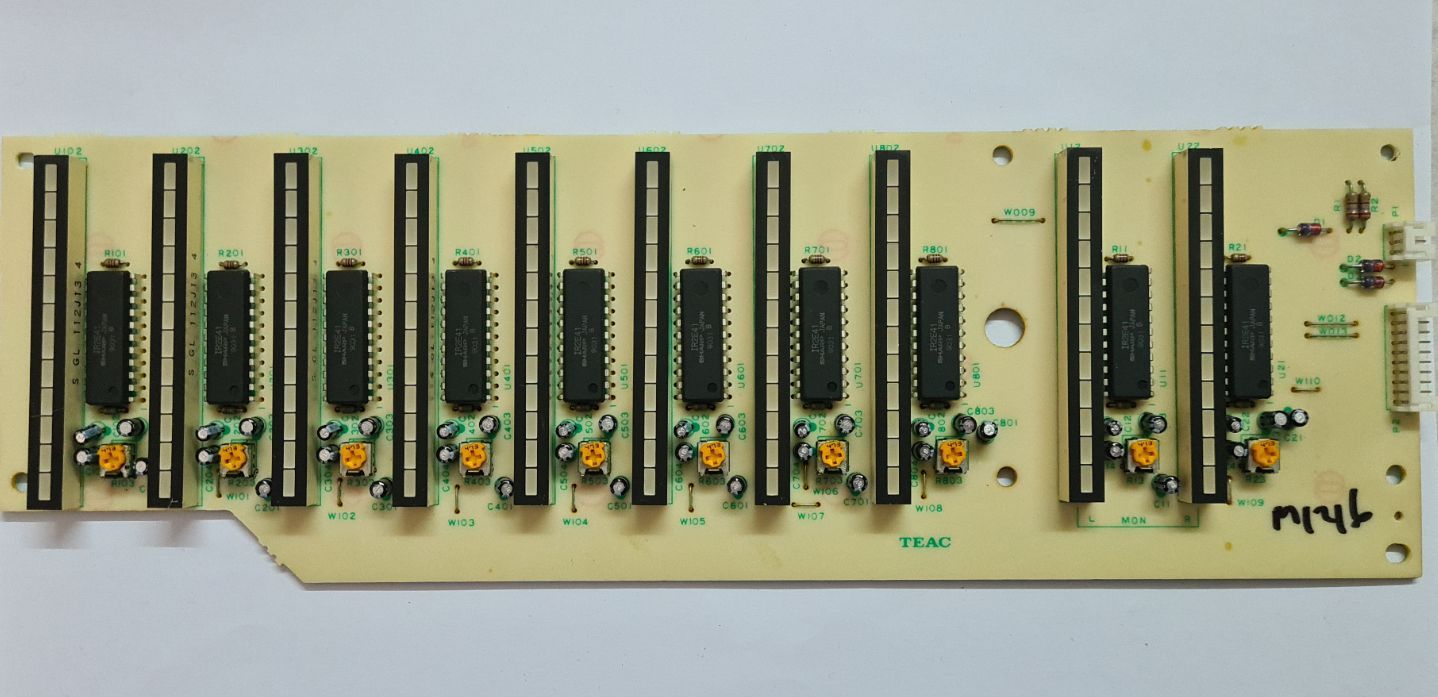 TASCAM 688 VU meter PCB 52102853-01
