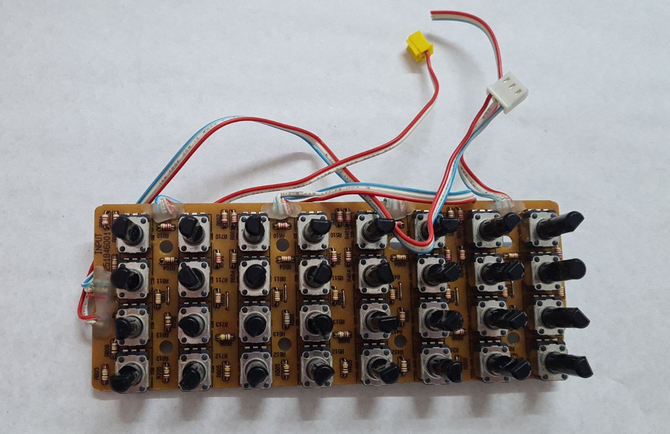 Fostex 2016 line mixer pcb input 8251846 001
