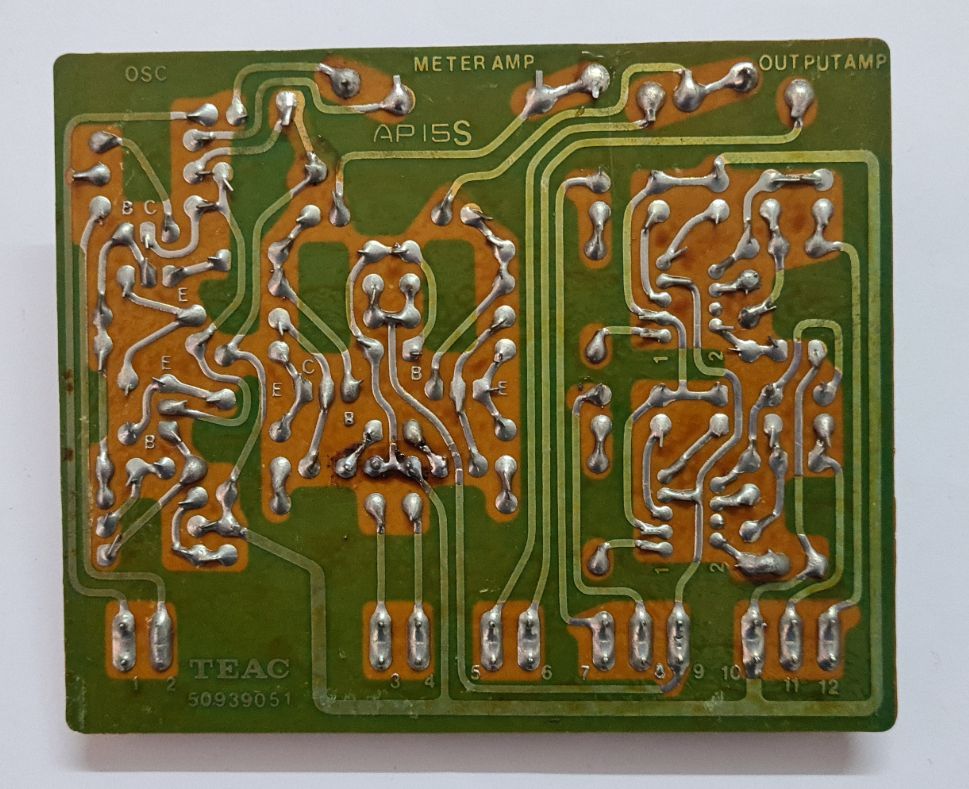Teac AN-180 pcb part number 50939051 meter amp