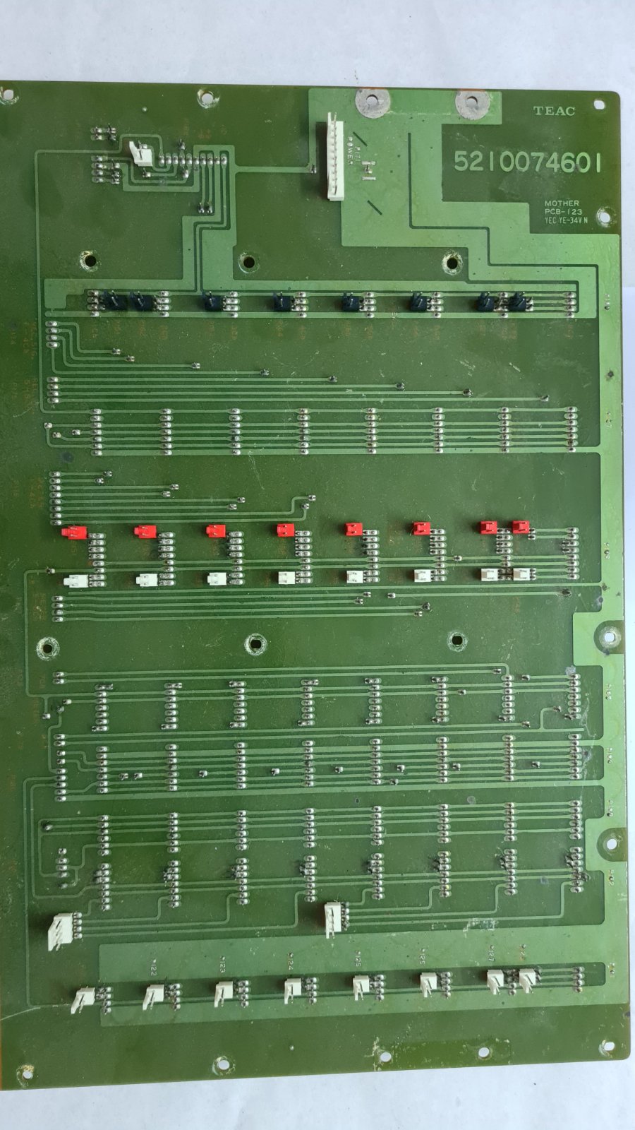Tascam 38 Teac mother board pcb-123 52100746-00 or 01