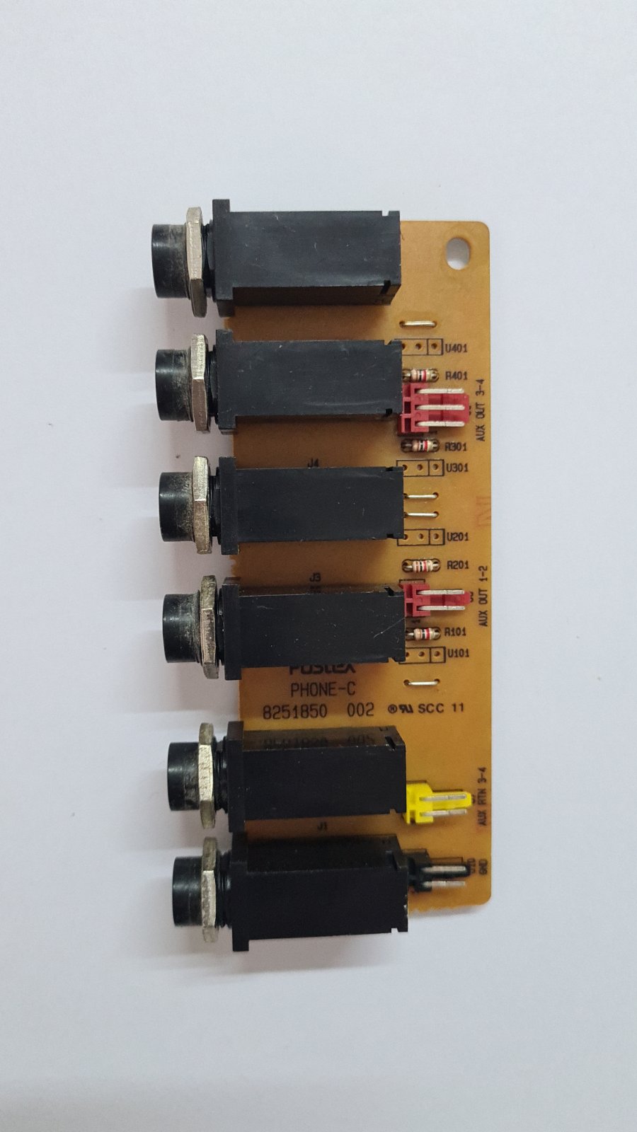 Fostex 2016 line mixer pcb phone c 8251850 002