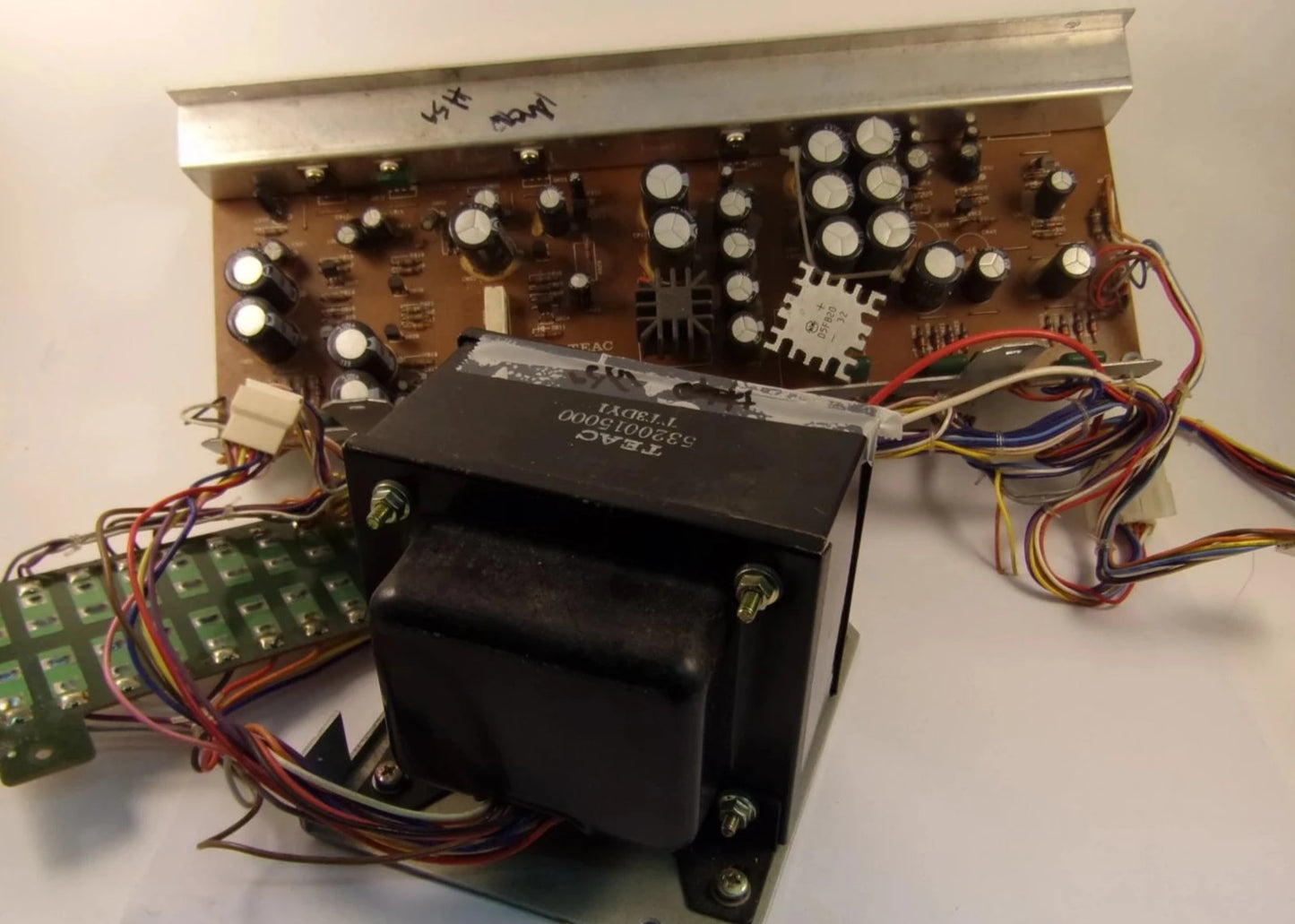 Tascam 38 Power supply PCB model 141 52100734-00 and Transformer 5320015000